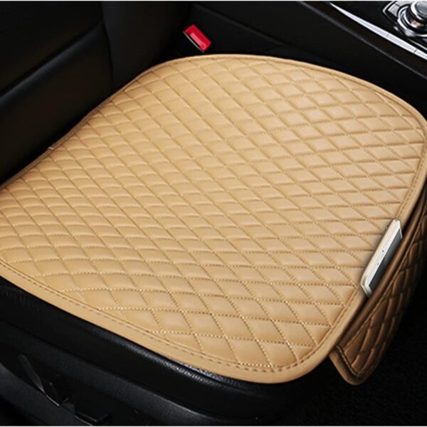 Diamond Pattern Non Slip Leather Seat Cover