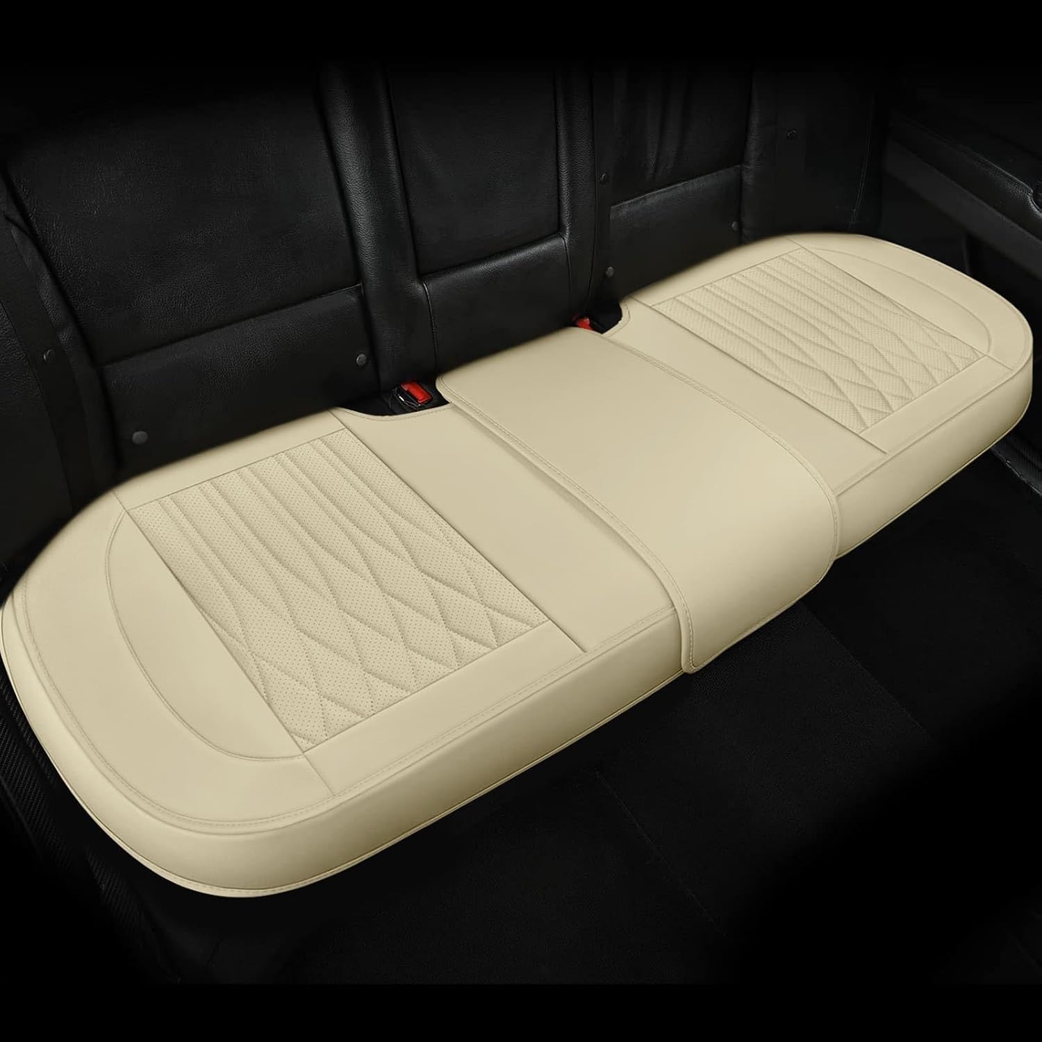 3D PU Leather Embroidered Seat Cover