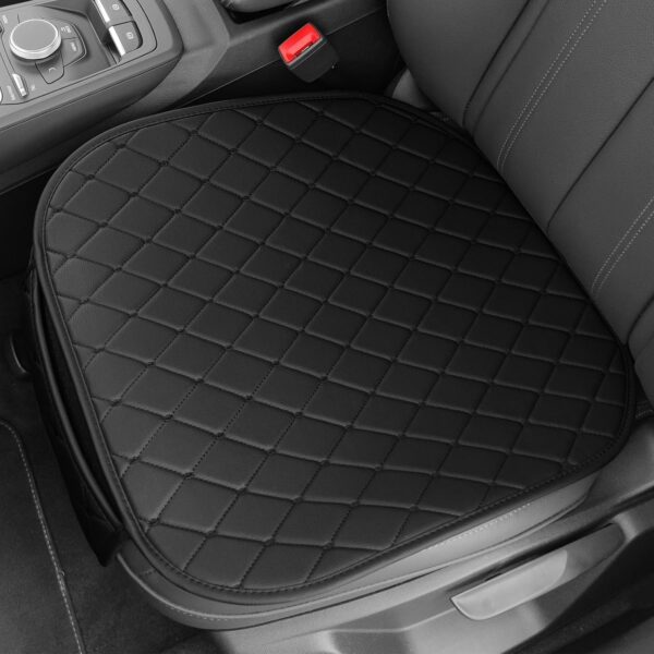Embroidered Breathable Hole Leather Seat Cover