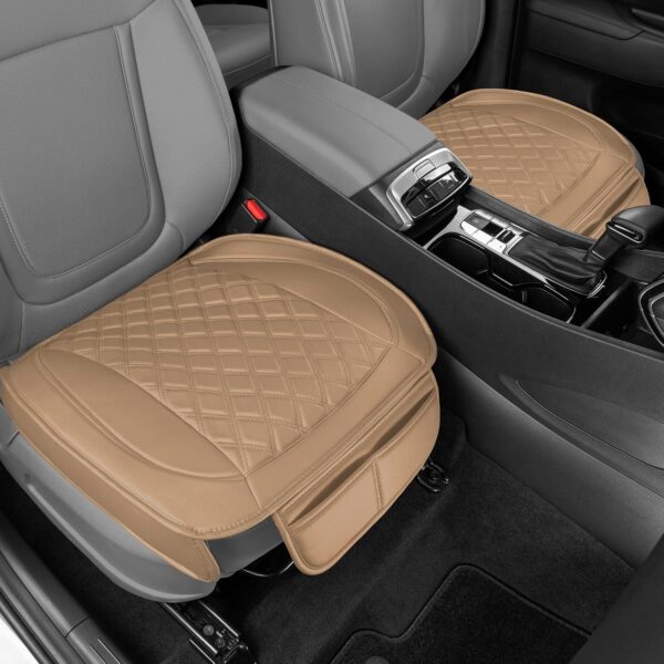 Diamond Stitched Microfiber Leather Seat Cover